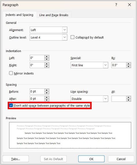 Diagram showing Space After and Space Between Paragraphs settings in InDesign