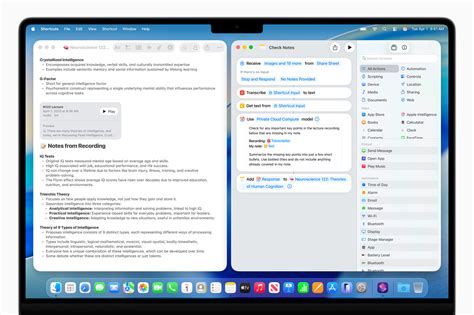 Screenshot of the Shortcuts app interface