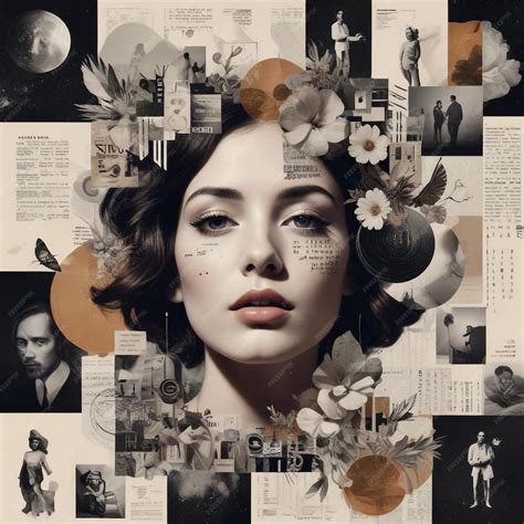 A visually striking photo collage with diverse elements