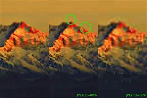 jpeg compression artifacts