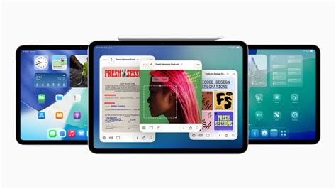 iPadOS interface
