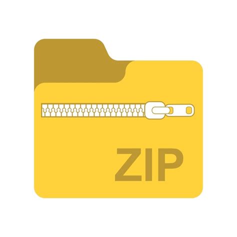 Illustration of a zipped folder icon with a Photoshop logo