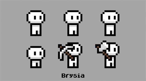 Example of drawing a simple pixel art character using the Pencil Tool