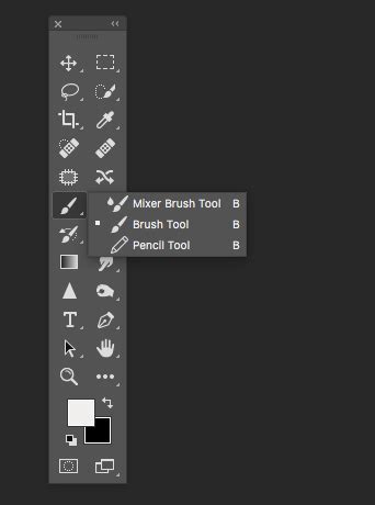 Photoshop Mixer Brush tool options