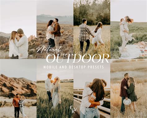 A collage of diverse photos edited with different Lightroom presets