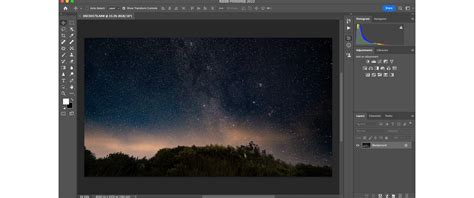 Photoshop interface with a watermark being created