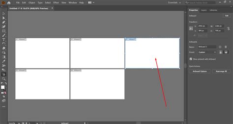 Illustrator Artboard Panel showing multiple artboards