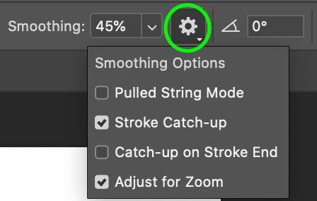Photoshop Pulled String mode diagram