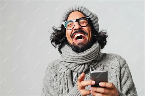 a person laughing at a funny photoshop edit on a screen