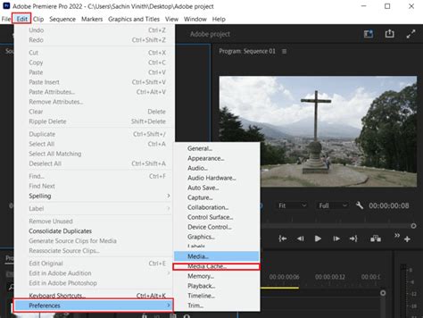 Screenshot of Adobe Bridge's Cache Preferences