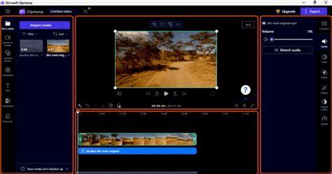 Screenshot of Clipchamp's user-friendly interface