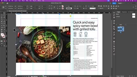 Demonstration of Generative Expand in InDesign