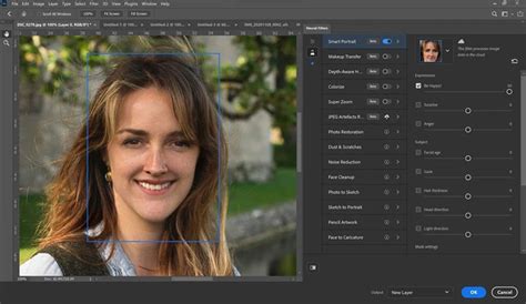 Screenshot of Photoshop Neural Filters panel