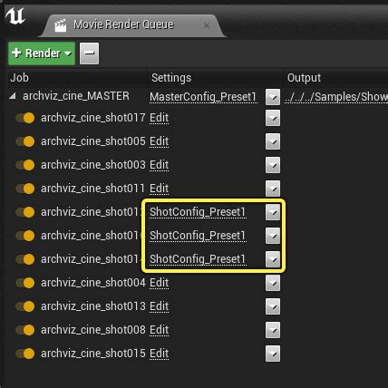 User selecting Add to Render Queue