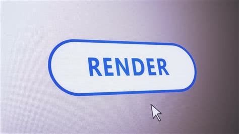 User clicking Render All button