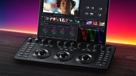 DaVinci Resolve Studio console overview