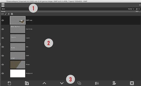 GIMP Layers panel showing a new transparent layer