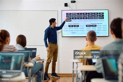 Teacher using Unscreen for online class