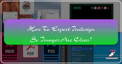 InDesign export options for interactive formats
