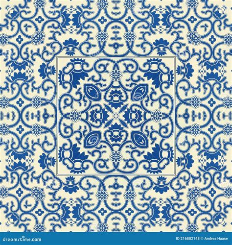 Illustration of a seamless repeating pattern tile