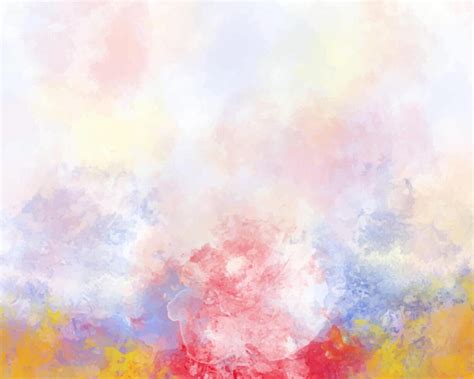 Digital painting with watercolor brush effects