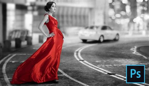 Photoshop selective color effect example
