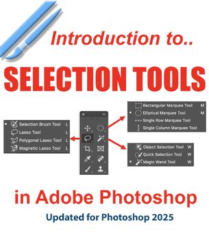 Adobe Photoshop selection tools interface