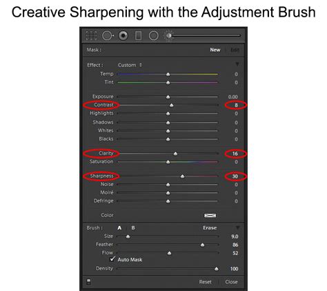 Lightroom Sharpening Controls