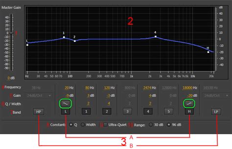 Adobe Audition Graphic Equalizer interface