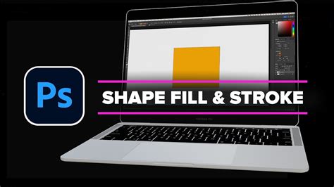 Drawing a rectangle in Photoshop with fill and stroke
