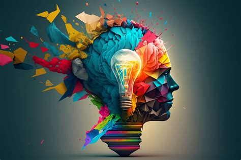 Abstract representation of AI and creativity