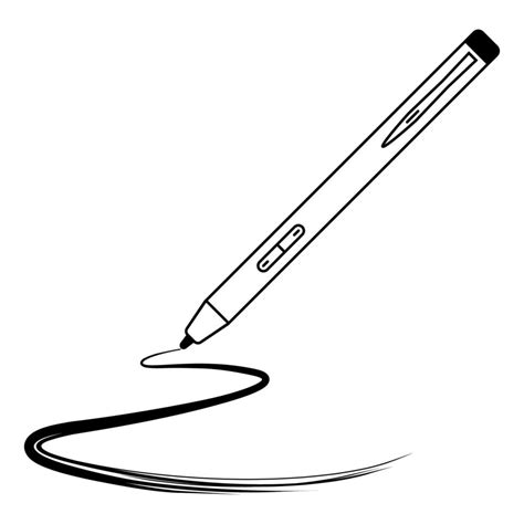 iPad with stylus drawing vector graphics