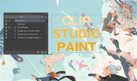 Timeline graphic of Clip Studio Paint versions