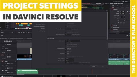 DaVinci Resolve Project Settings Window