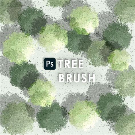 Using the custom organic brush on trees for a natural texture