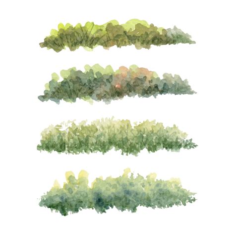 Detailing foreground bushes with the organic textured brush