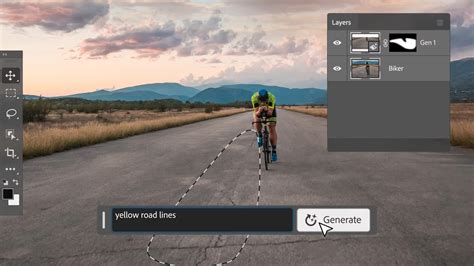 Advanced Photoshop features like Generative Fill