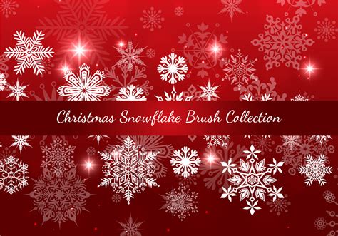 Collection of various Christmas Photoshop brushes