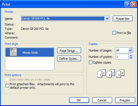 Photoshop Print Dialog Box Screenshot