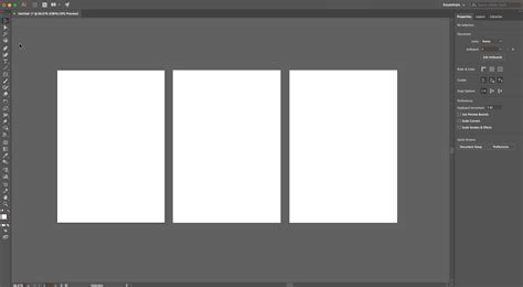 Illustration of multiple stacked artboards in Adobe Illustrator