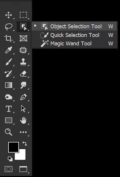 Quick Selection tool creating a selection around a product