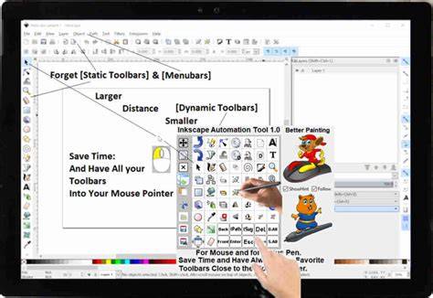 Screenshot of Inkscape toolbar highlighting the Text tool