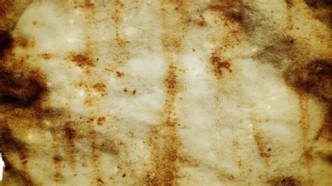 Close-up of aged paper with visible fibers and stains