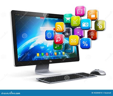 Illustration of various icon sizes for web and desktop applications