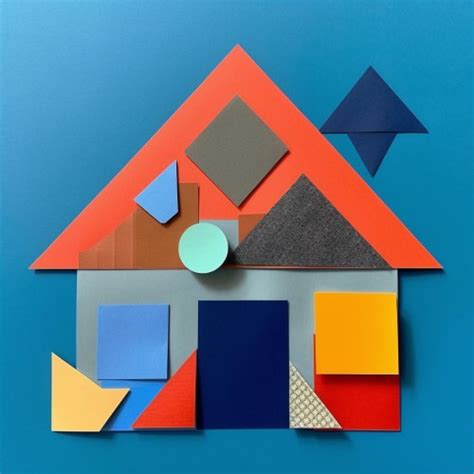 Collage in Pages using various shapes and overlapping elements