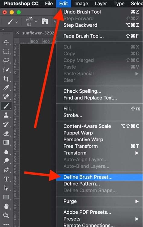 Defining a Brush Preset in Photoshop