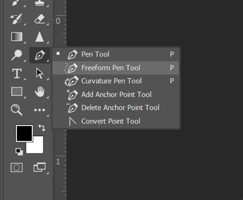 Drawing a custom path with the Pen Tool in Photoshop