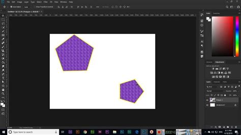 Photoshop Polygon Tool star creation