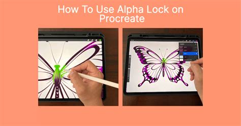 Diagram illustrating how alpha lock works in Procreate