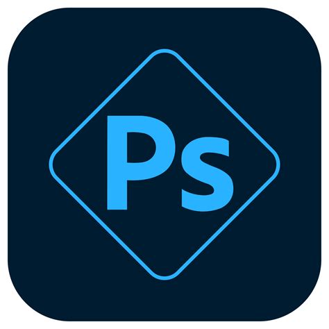 Screenshot of the Photoshop Express app icon and download page.